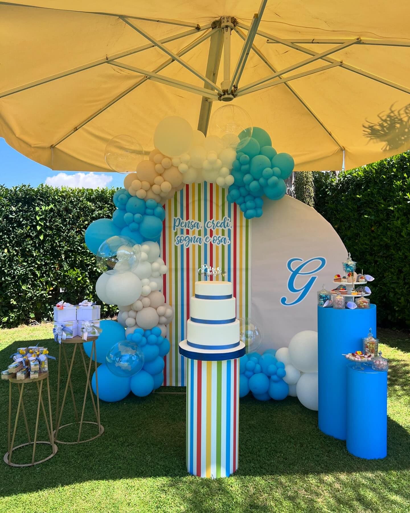 Allestimento per una festa a Carbolandia